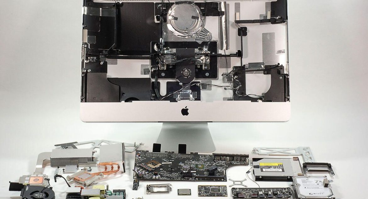 Silver iPhone with cracked screen