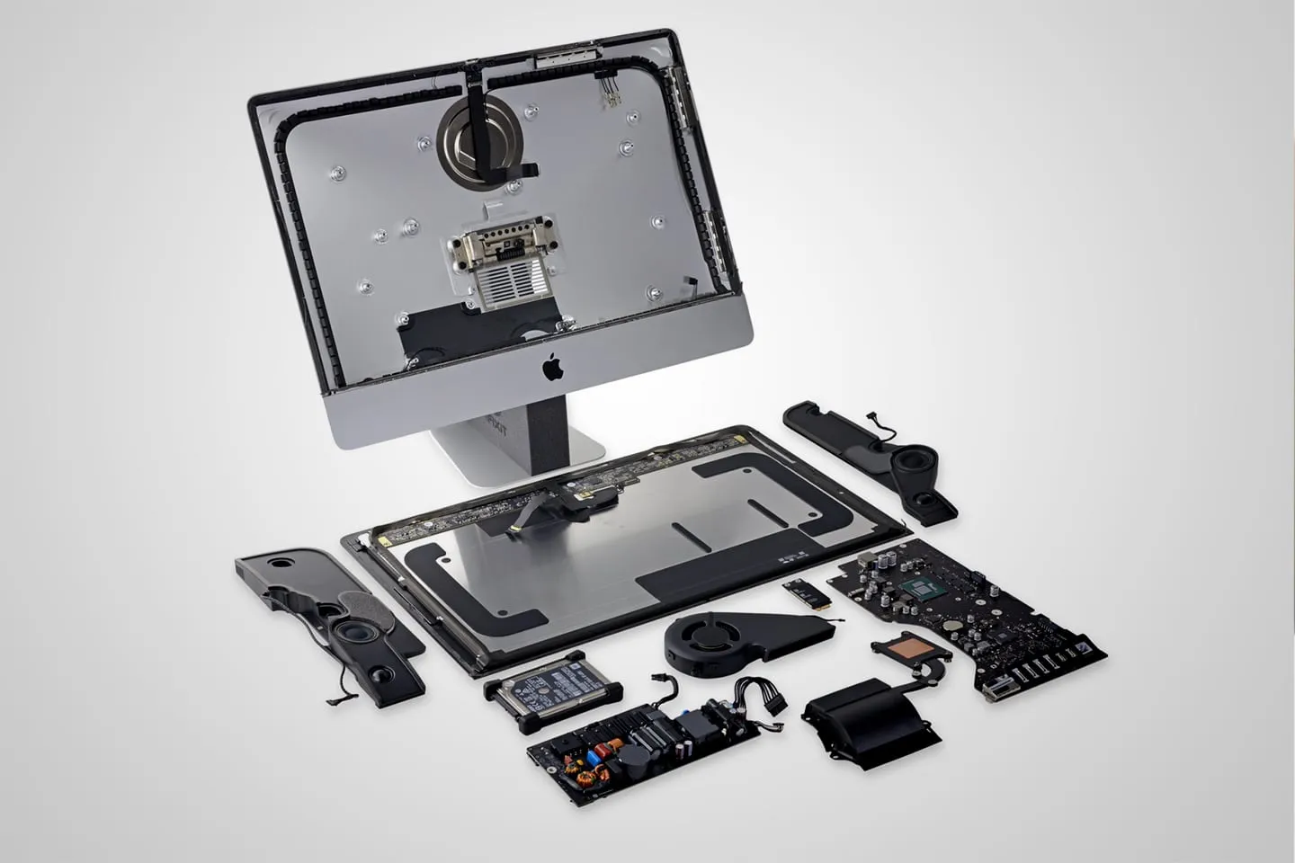 Silver iPhone with cracked screen