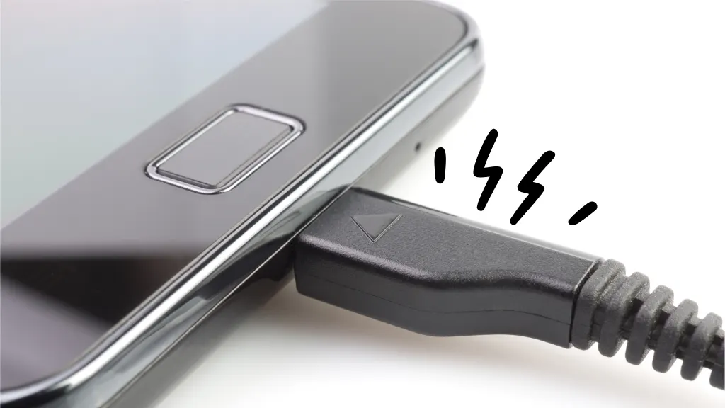 Silver iPhone with cracked screen