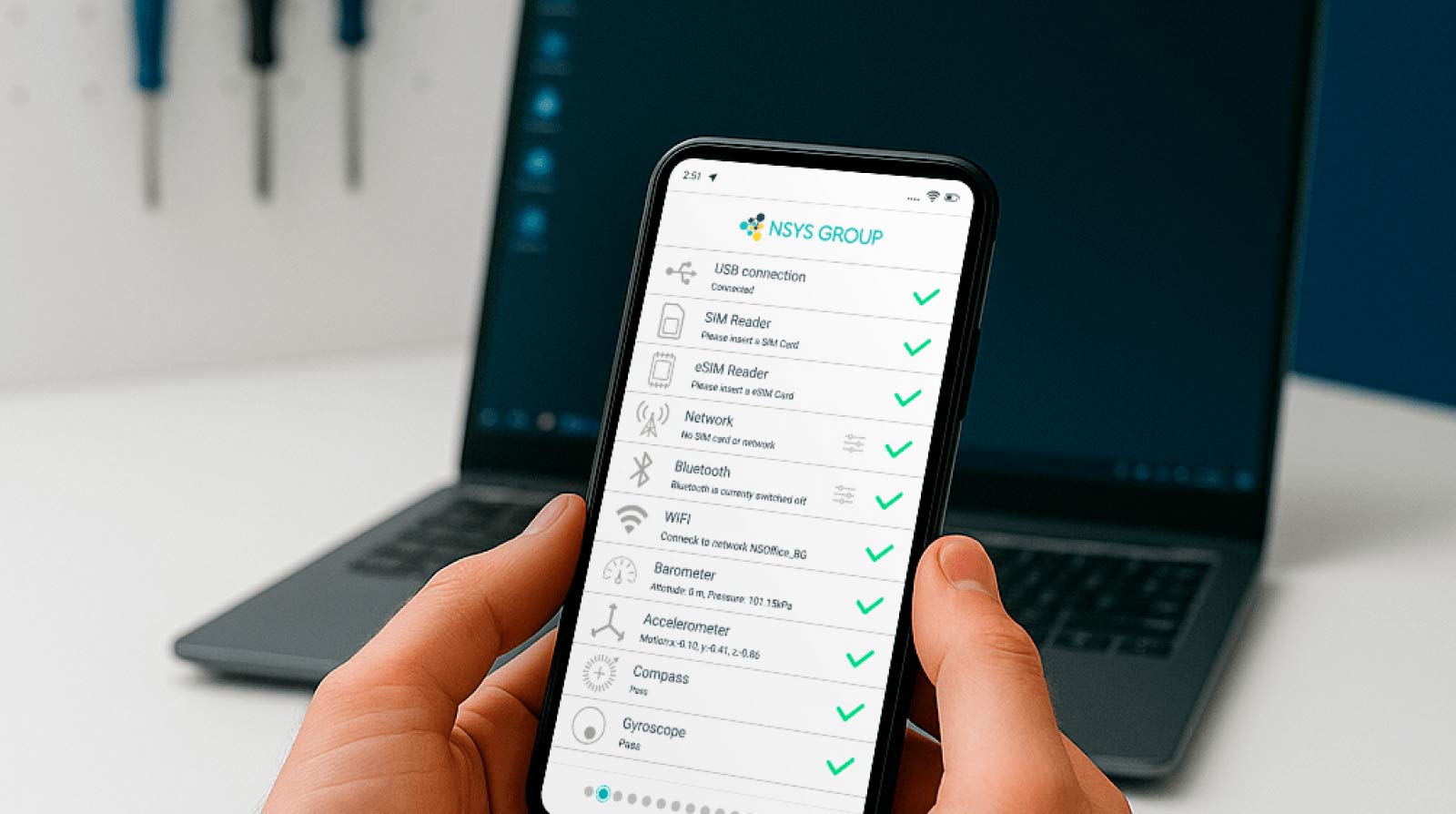 Silver iPhone with cracked screen